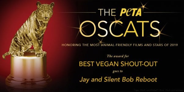 Jay and Silent Bob Reboot Wins PETA Oscats Award for Best Vegan Shout-Out