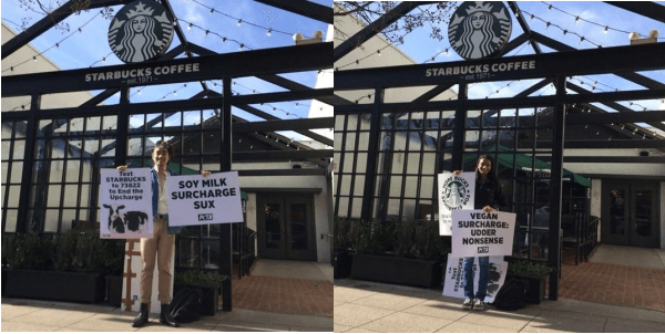 Students Demo Starbucks CA