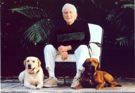 PETA Supporter Kirk Douglas