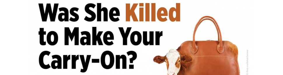 Was She Killed To Make Your Carry-On? Cruelty Doesn’t Fly