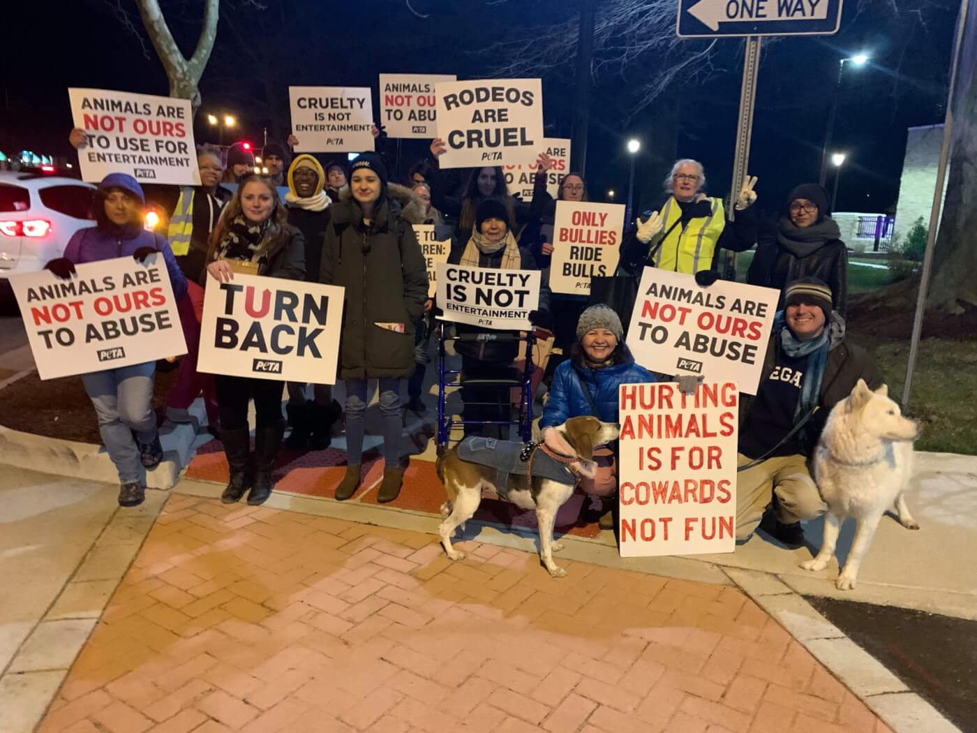 never go to the rodeo - protest photo