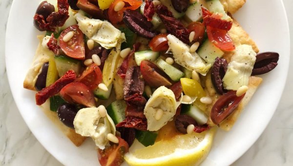 Mediterranean Nachos