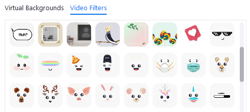 Zoom Virtual Backgrounds and Video Filters 