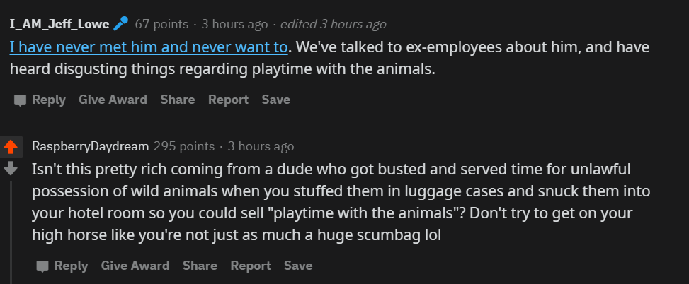 Jeff Lowe AMA
