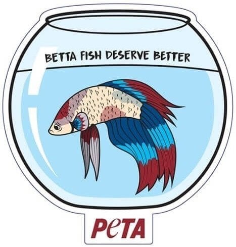 PETA Water Bottle Stickers