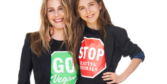 Alicia and Bear Silverstone: Go Vegan