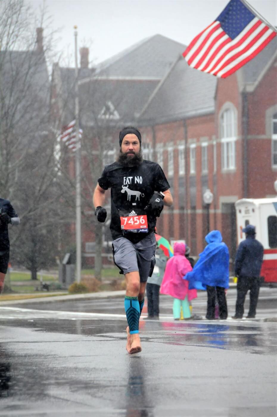 running barefoot