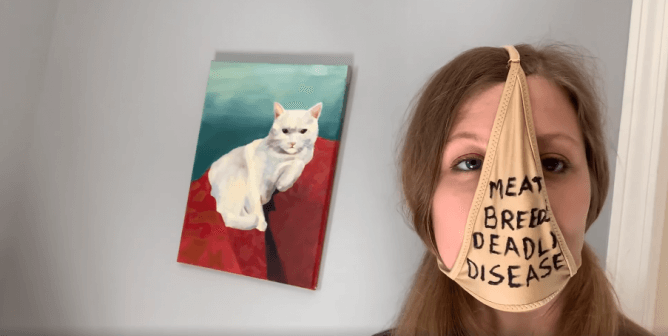 Watch: PETA Shows How to Make a Face Mask Using … Underwear?!