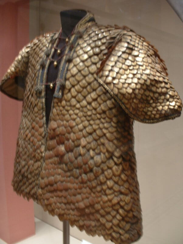 coat made of pangolin scales