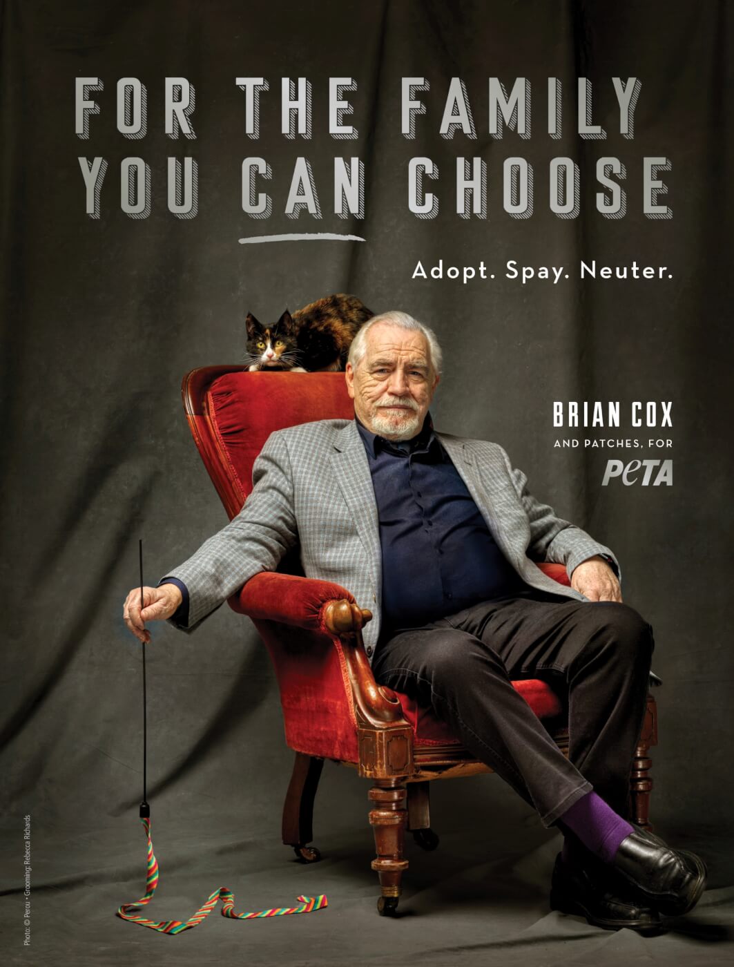 Brian Cox in PETA Ad