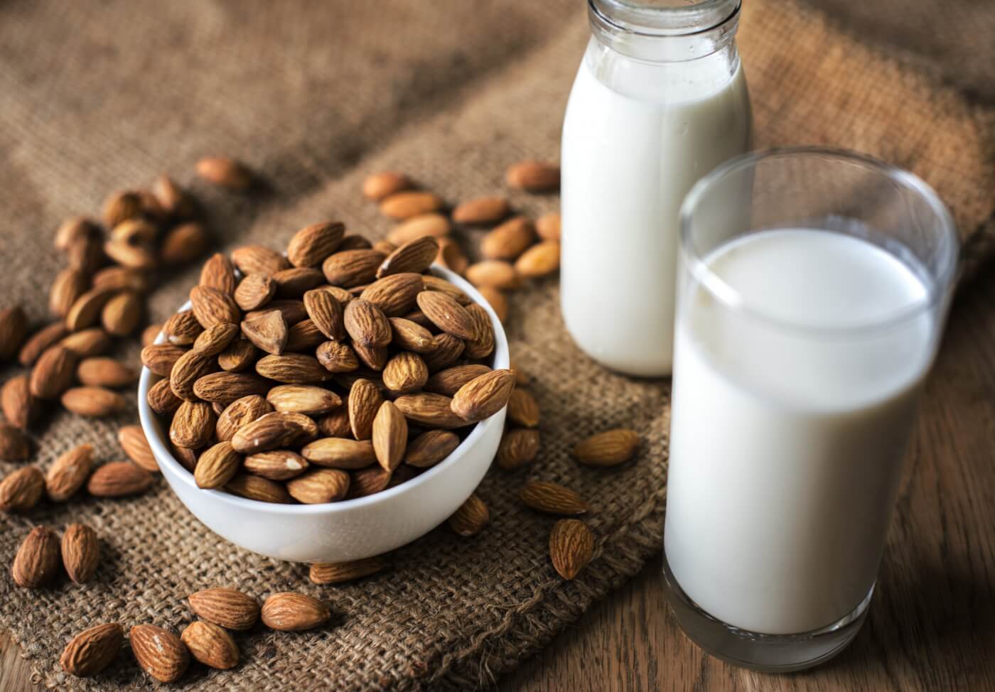 make vegan milk at home, like almond milk