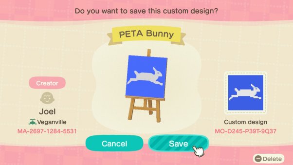 PETA bunny logo