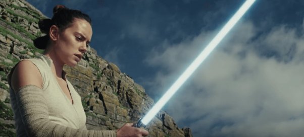 star wars the last jedi rey lightsaber