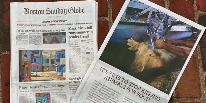 PETA Blasts the Nation With New Ad Campaign Urging a Move Away From Meat