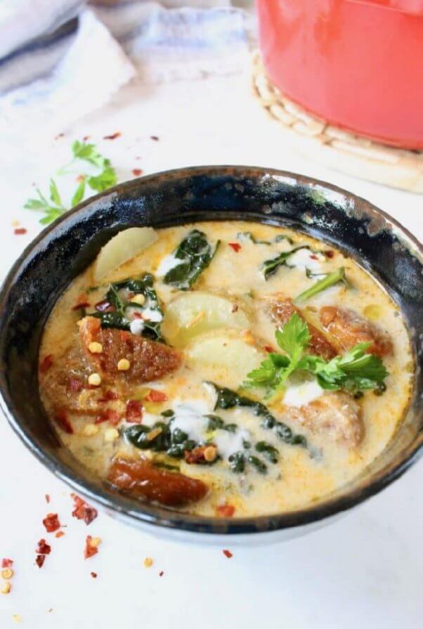 olive garden zuppa toscana vegan copycat