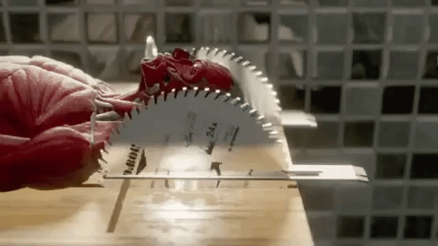 human being hacked apart in human farm video game