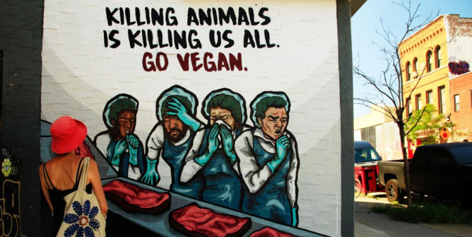 ‘Killing Animals Is Killing Us All’: PETA and Artist Choice Bison Collaborate