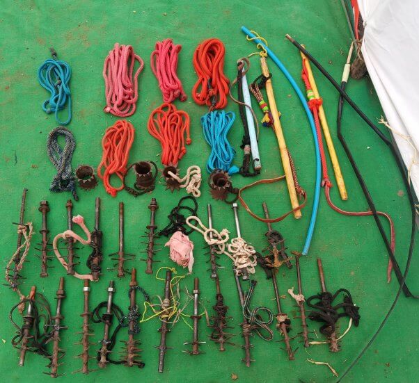 2020 Chinchali Fair - confiscated torture devices