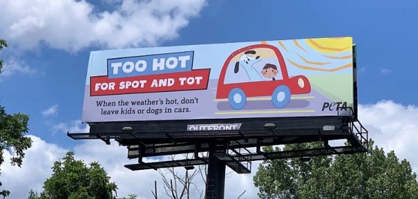 Too Hot for Spot and Tot Billboard