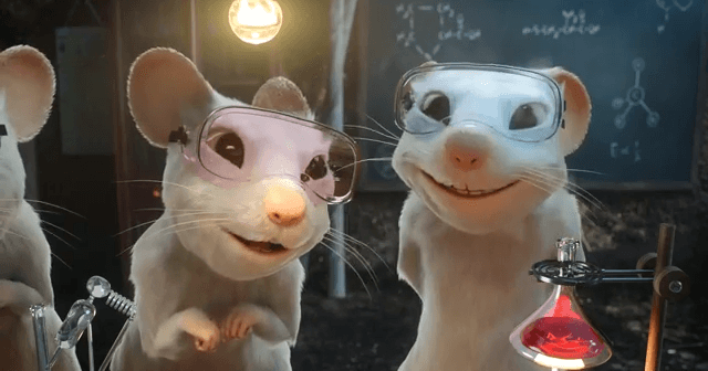 PETA animation "Mouse Lab"