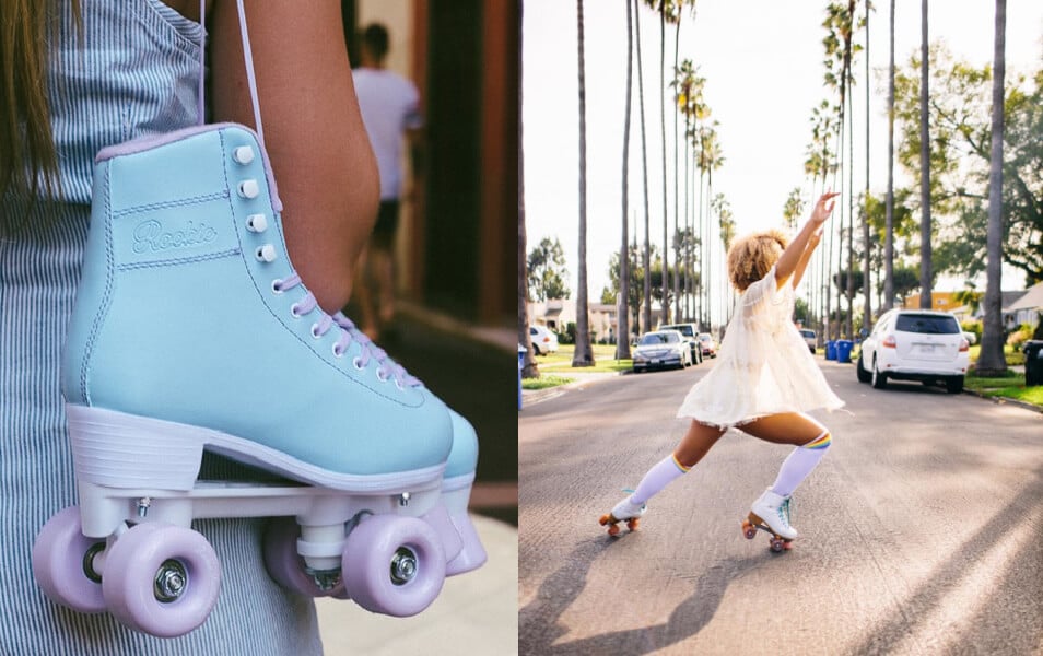 NEW Impala Roller Skate Aqua Pink VEGAN Leather Women's Size 9 Approved Skates 