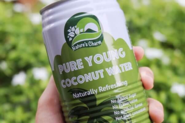 coconut products nature's charm coconut water