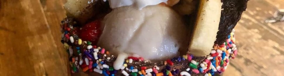 vegan ice cream sundae