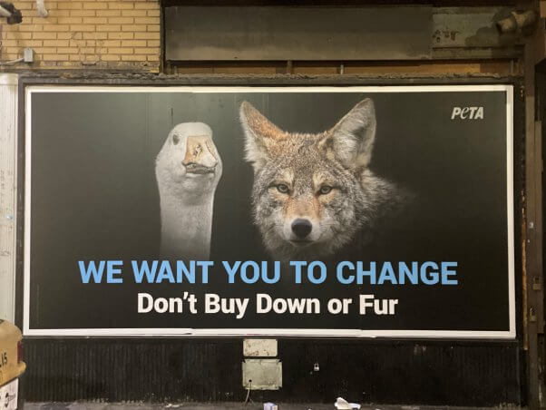 We Want You to Change Billboard in New York City