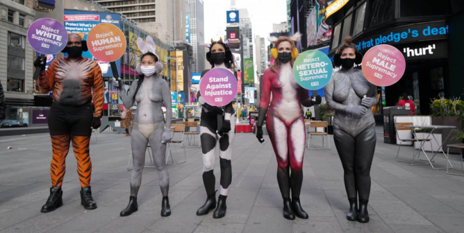 peta anti-supremacy demo