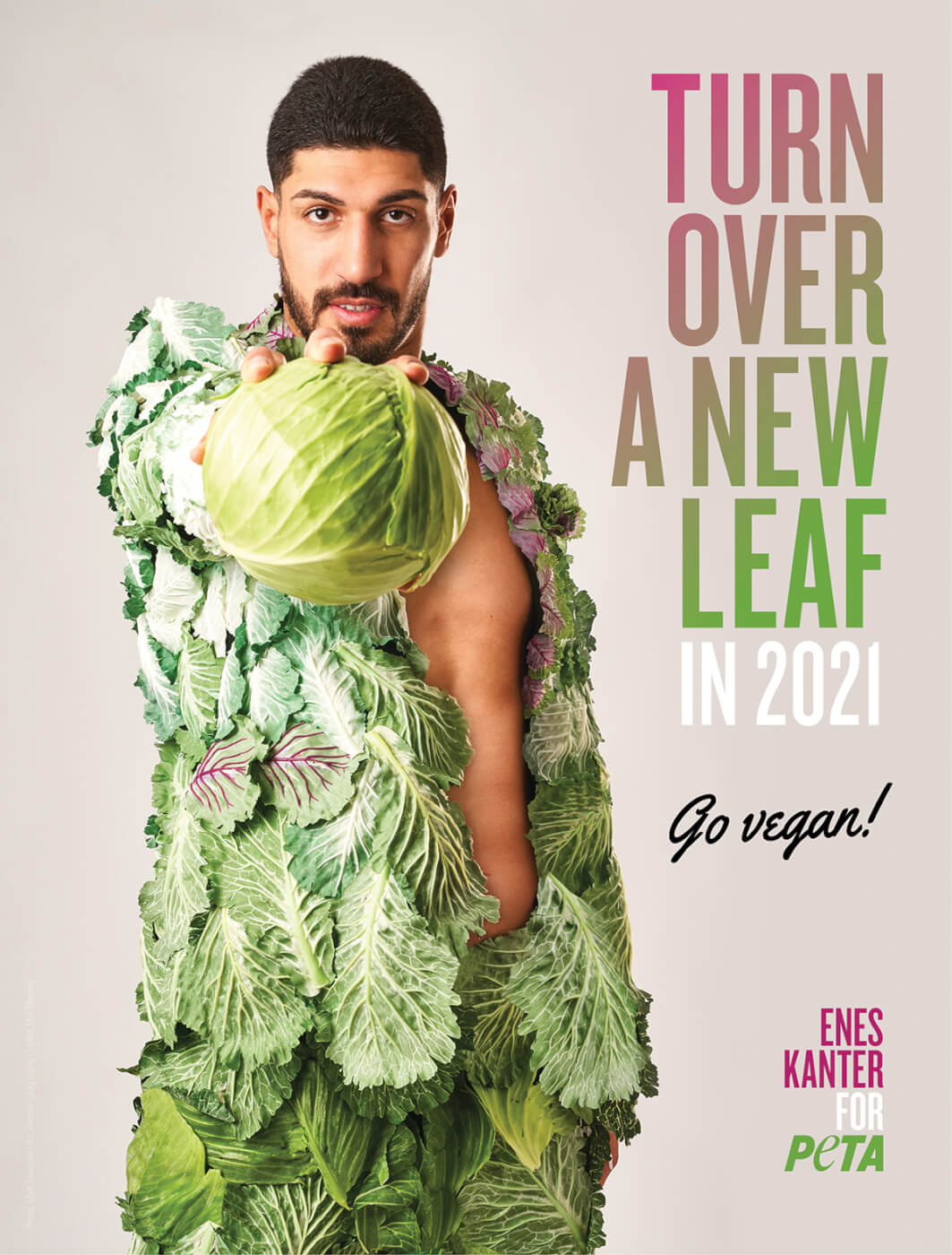 Enes Kanter go vegan ad for PETA