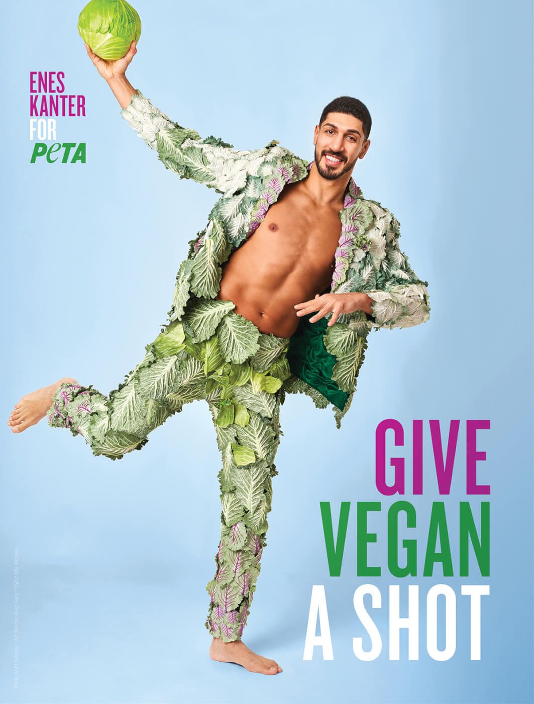 Enes Kanter go vegan ad for PETA