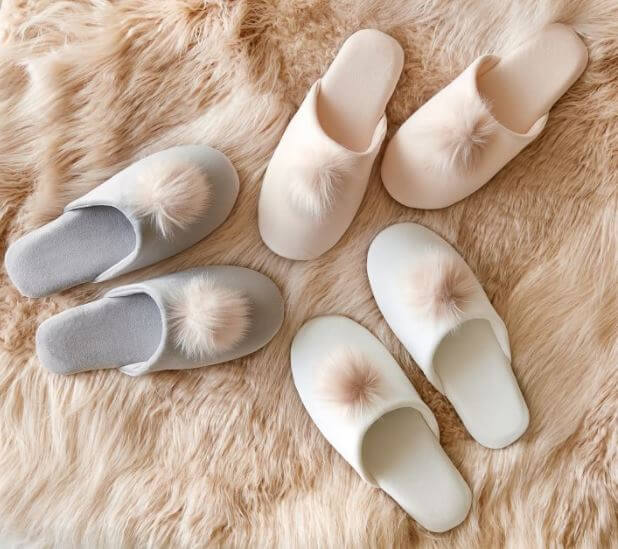 fluffy feet slippers