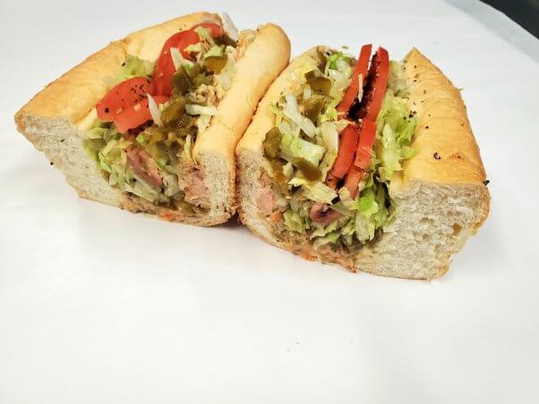 Vegan Tuna Hoagie Sandwich at Dina's Vegan Deli and Desserts