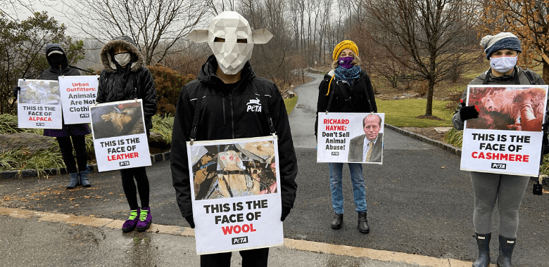 PETA Brings the Message Home to Urban Outfitters’ CEO