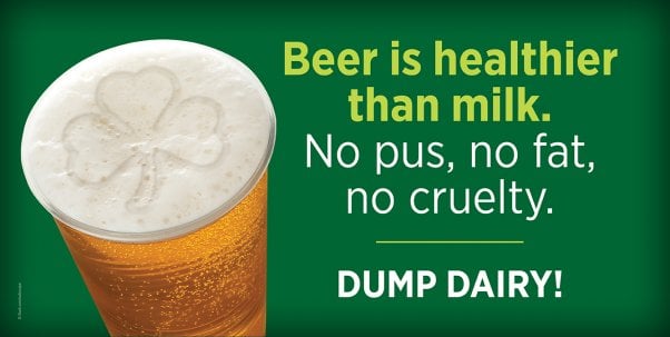 Beer is healthier than milk