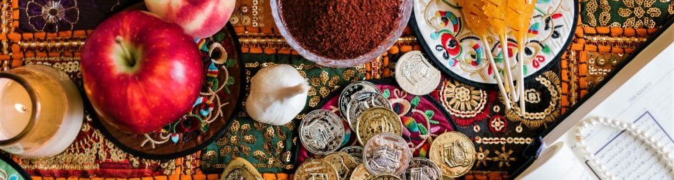 Vegan Nowruz set table