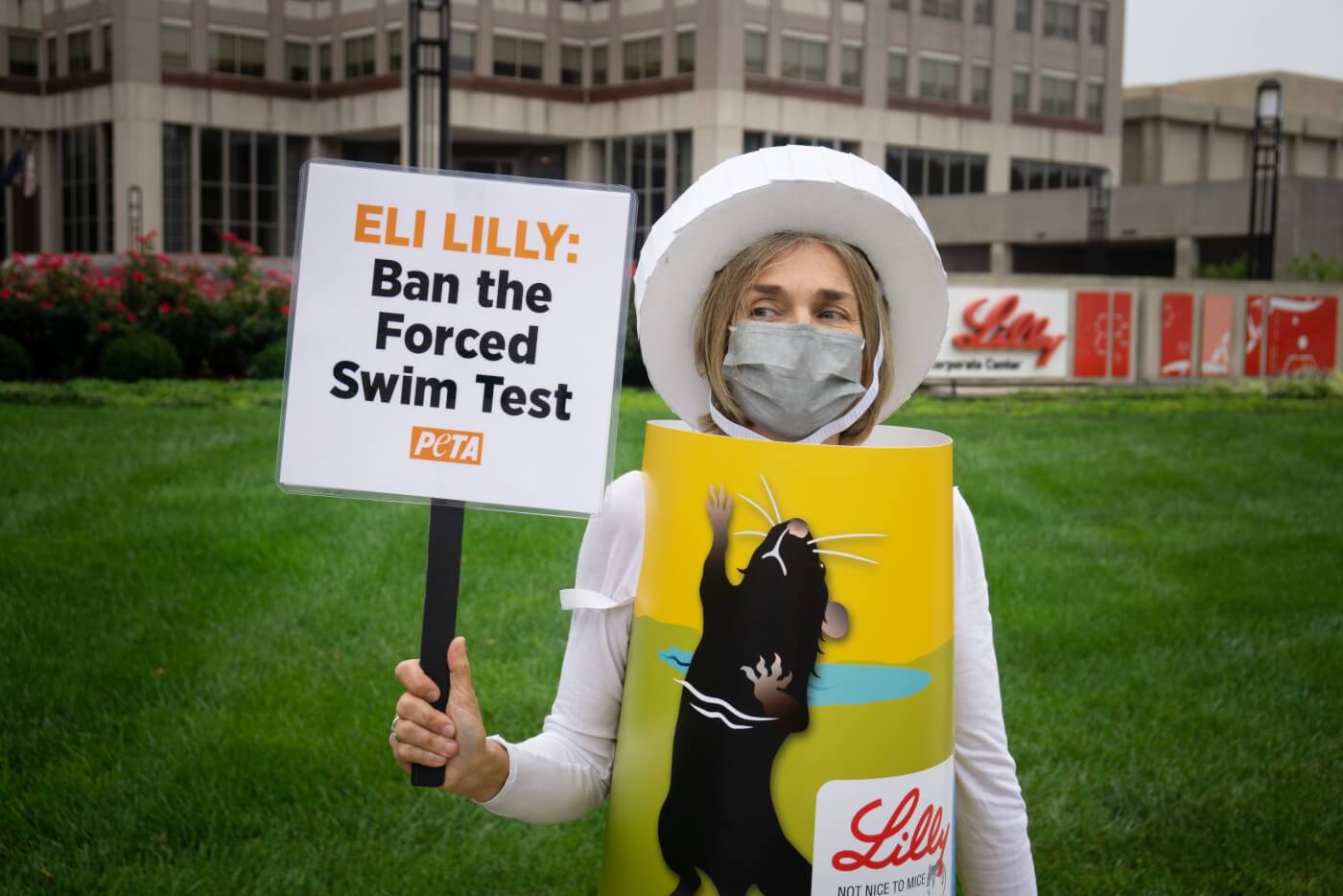 protest exposing eli lilly dark past