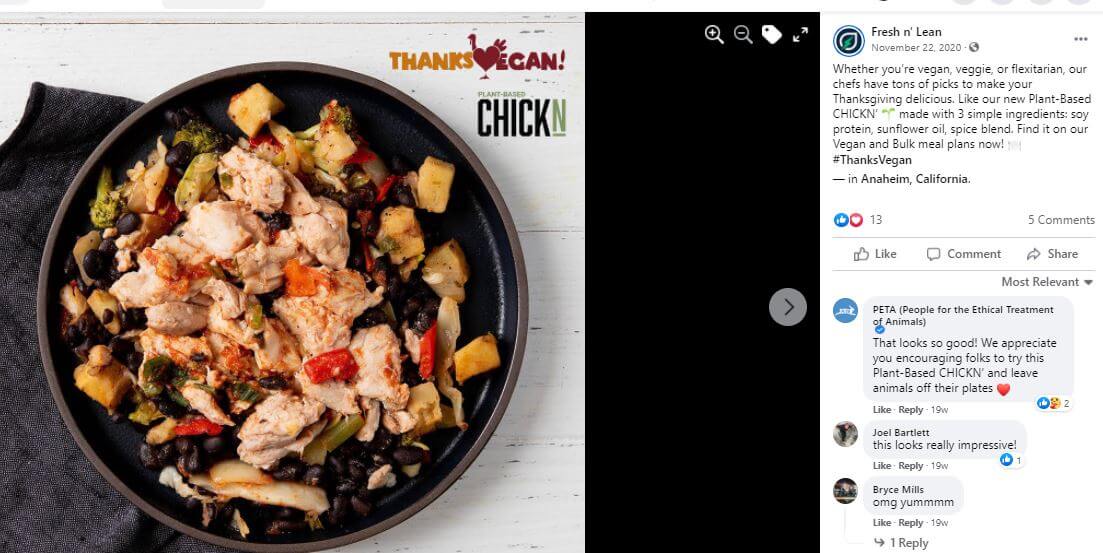 Fresh Lean Celebrates ThanksVegan