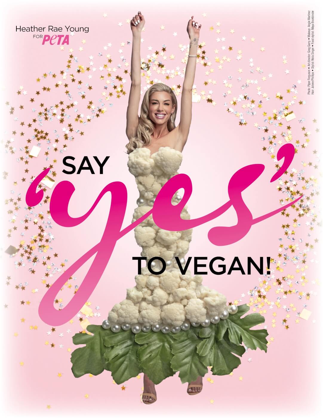 Heather Rae Young in Vegan Ad for PETA