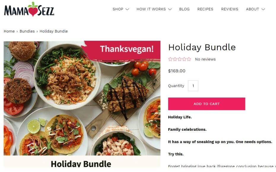 MamaSezz Celebrates ThanksVegan