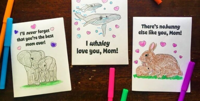 PETA Kids Mother's Day Cards