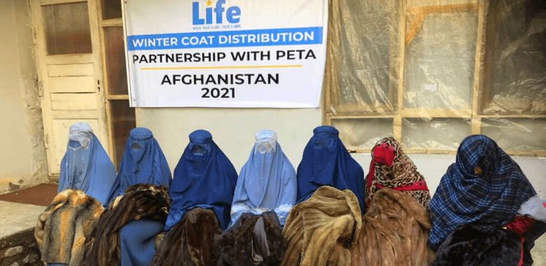 PETA’s Donated Furs Help Afghan Widows and Children