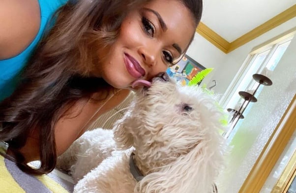 AJ Ross and her canine companion, Kobe; Kobe died during a nail trim, and four PetSmart employees were later charged AJ Ross and her canine companion, Kobe; Kobe died during a nail trim, and four PetSmart employees were later charged