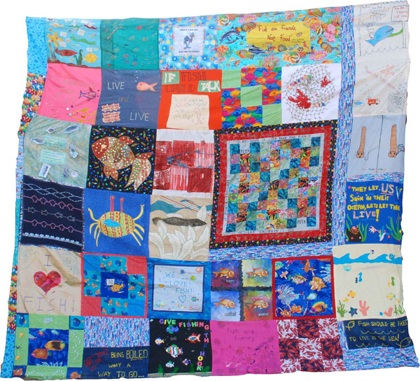 World's First Fish Empathy Quilt Photo