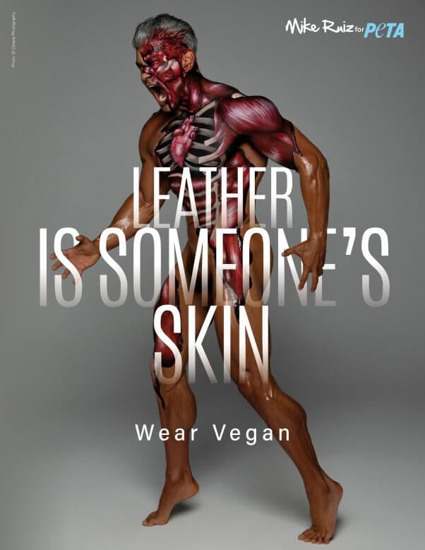 Mike Ruiz in Leather PSA for PETA