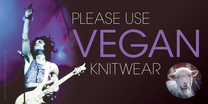 PETA Honors Prince and Promotes Vegan Wool in New PSA