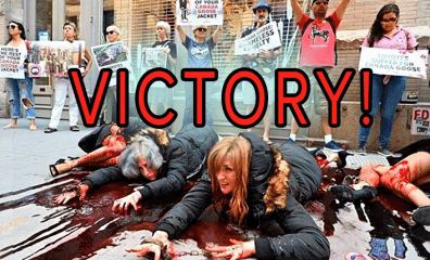 We Did It! Canada Goose Ditches Fur After Massive PETA Campaign