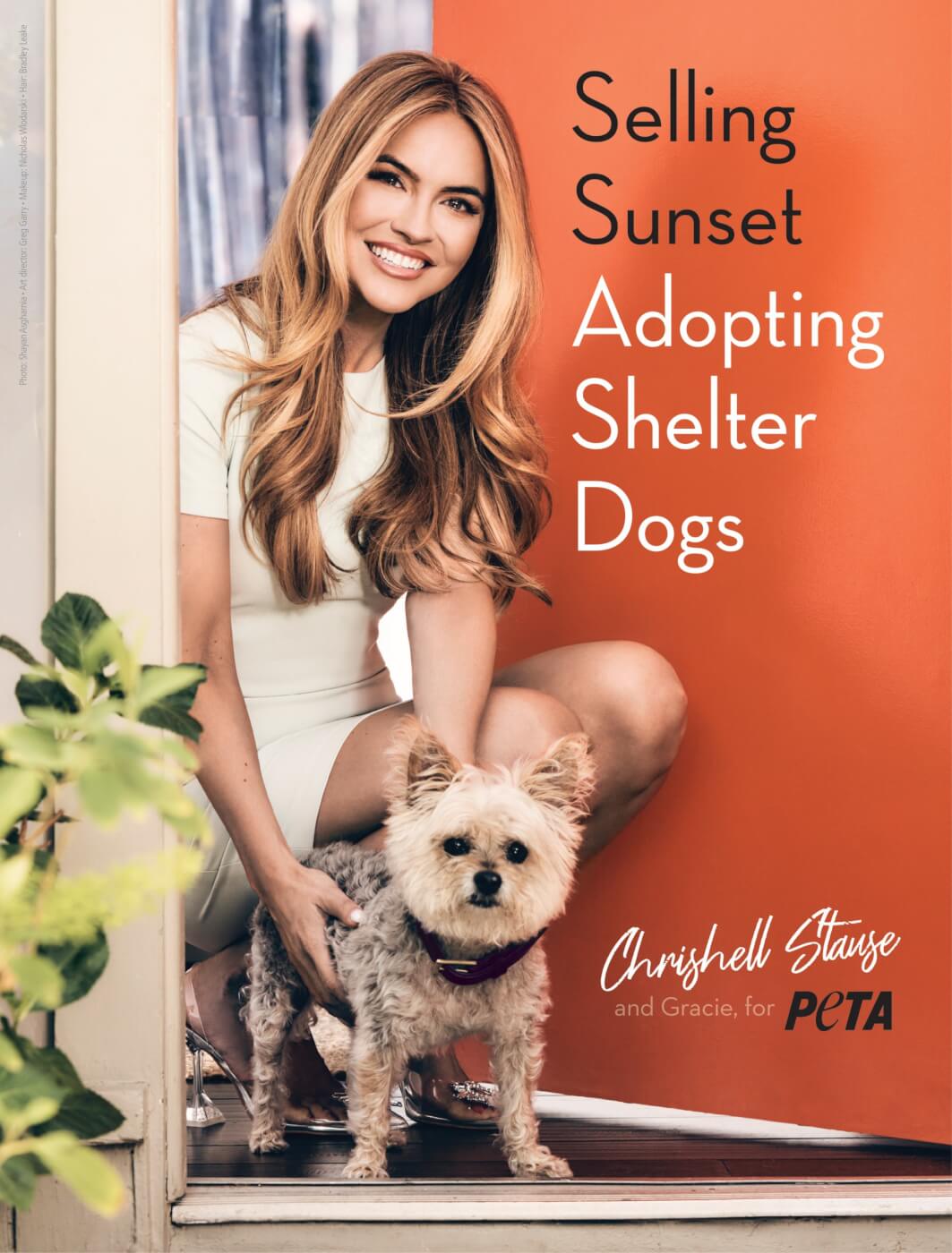 Selling Sunset Adopting Shelter Dogs Chrishell Stause