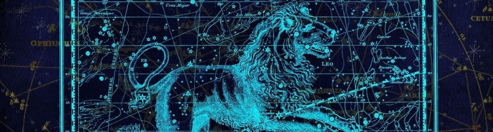 Star chart of Leo constellation