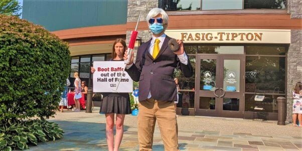 Bob Baffert PETA Protest